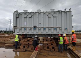 transformers and reactors installed at site