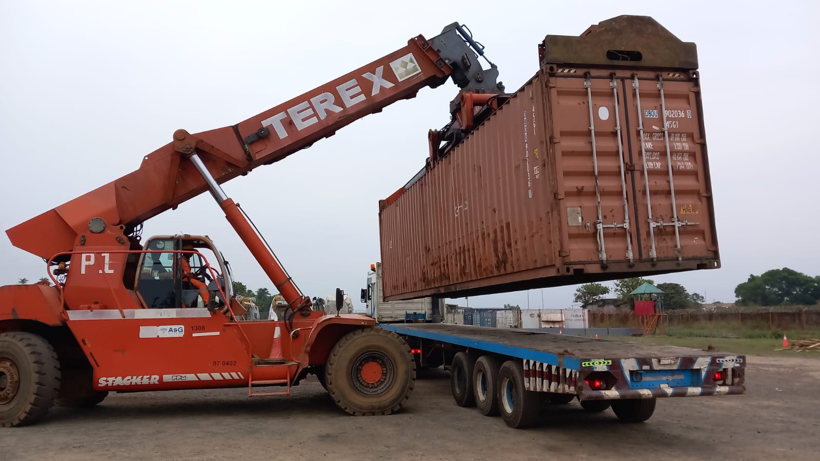 45t TEREX REACH STACKER