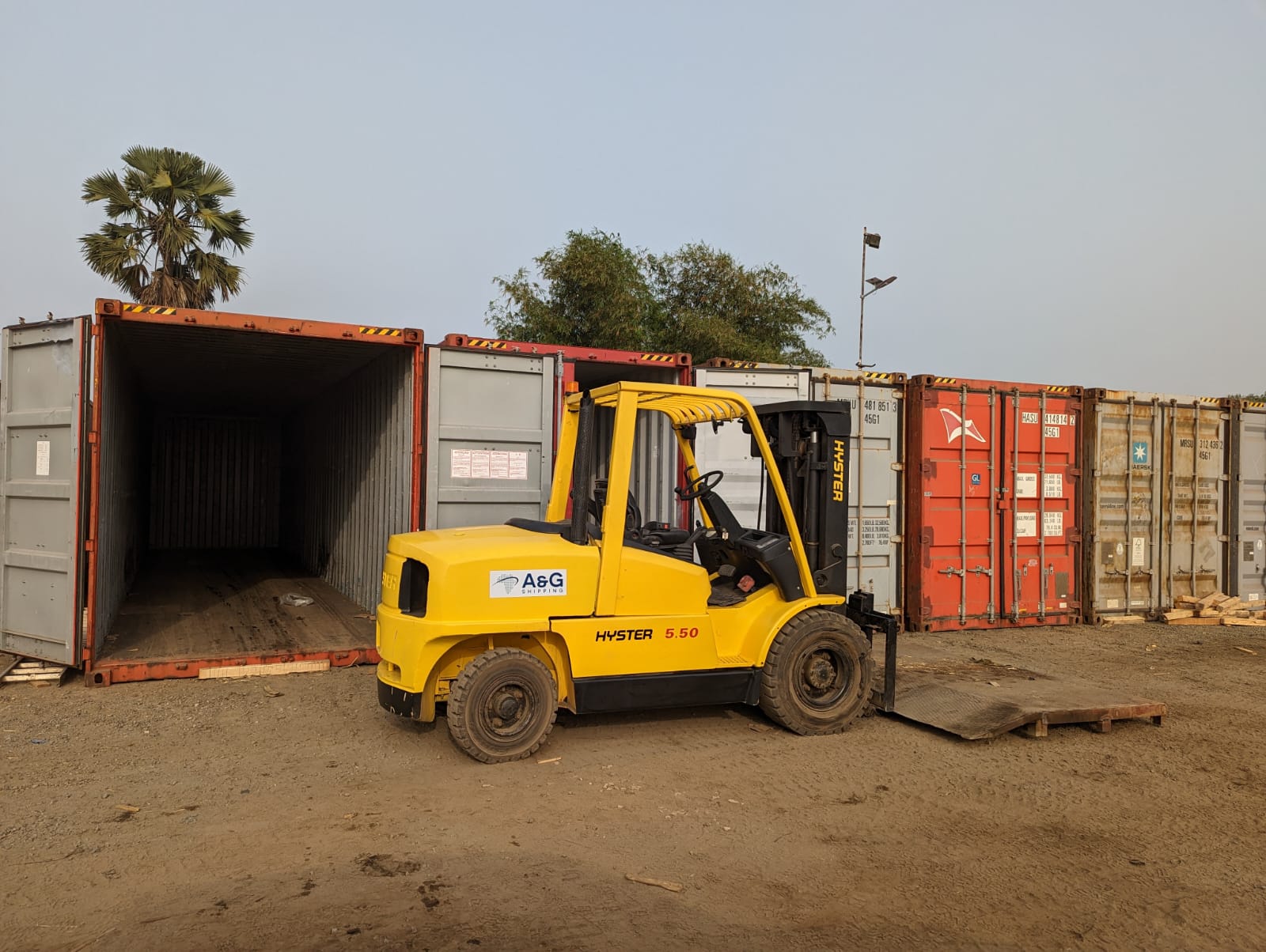 5t HYSTER CONTAINER SPEC FORKLIFT